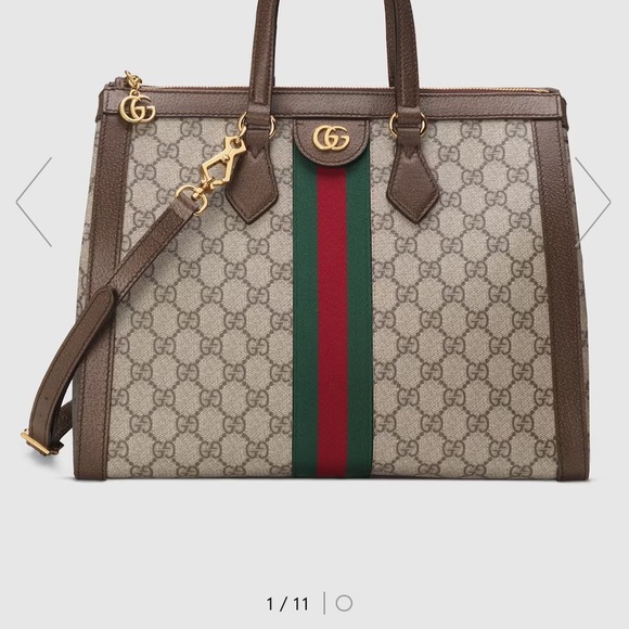 Gucci Ophidia Medium Top Handle Bag - Picture 7 of 16